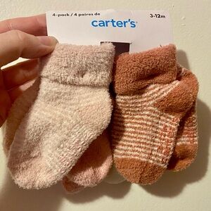Carter's Fuzzy Baby Socks 4-Pack (3 for $10)